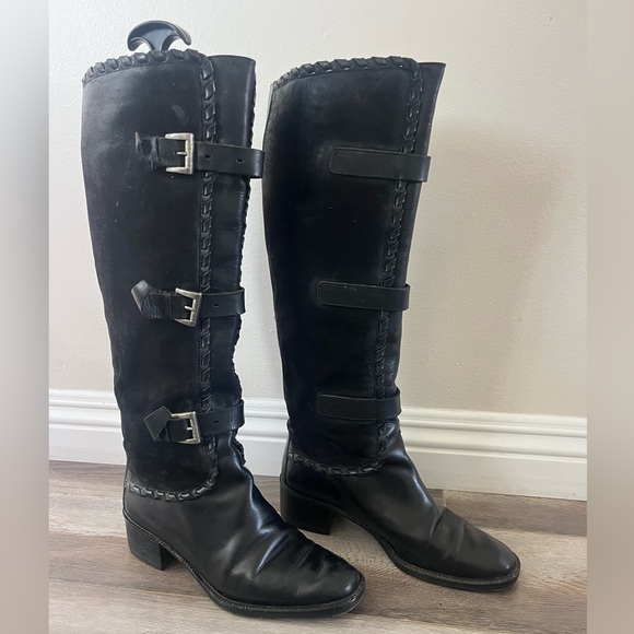 Tall Leather Boots - Picture 1 of 4
